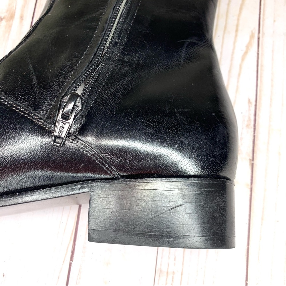 Nunn Bush Black Men’s Bristol Leather Ankle Boots Classic Dress/Casual Boots NEW - Picture 11 of 12